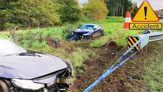 BMW M4 PULLED OUT AND RECOVERED AFTER ACCIDENT
