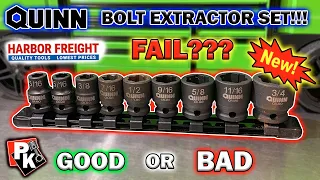 NEW HARBOR FREIGHT QUINN Bolt Extractor Set / GOOD OR BAD #harborfreight #tools #toolreviews #snapon