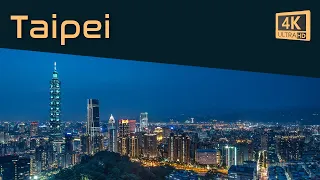 Explore Taipei in 4K: Must-See Attractions & Culinary Delights from Above!