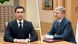 Сердар Бердымухамедов обсудил с главой РЖД модернизацию железных дорог Туркменистана