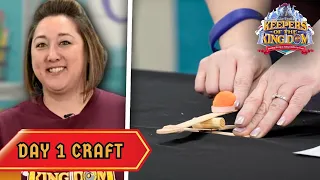 Castle Catapult Crafts! | Keepers of the Kingdom VBS: Day 1 Craft