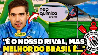 🔥😳EITA! OLHA SÓ O ABEL FERREIRA TEVE CORAGEM DE FALAR SOBRE O ESTÁDIO DO CORINTHIANS!