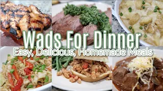 Homemade Meals! What's For Dinner?! Easy, Delicious, Healthy Dinner Ideas! Makes Me Feel Like A Mom