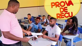 PROVA FINAL DE RECUPERAÇÃO (Tempos de Escola)