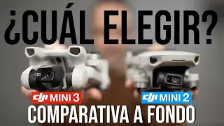 DJI MINI 3 vs MINI 2 - ¿CUÁL ELEGIR? | Comparativa A FONDO en Español