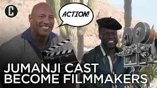 Jumanji: The Next Level Cast Body Swaps with the Film Crew