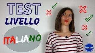 Italian GRAMMAR Test - What's Your Level?