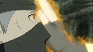 Naruto cura el ojo de Kakashi con el poder de rikudou sennin