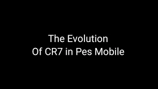 The Evolution of CR7 in Pes Mobile l #shorts #Football