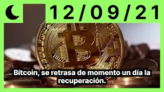 Bitcoin, se retrasa de momento un día la recuperación.