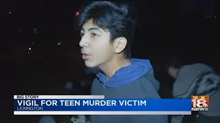 Vigil For Teen Murder Victim