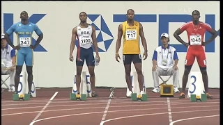 Men's 100m final - Osaka 2007 - 50 fps