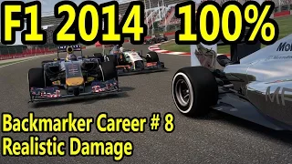 F1 2014 Gameplay PC : 100% Race Austria 1080p HD F1 Game Backmarker Career Mode.
