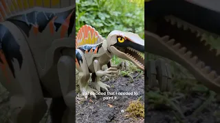 I've been busy repainting my Spinosaurus figurine. #lego #dinosaur #afol #jurassicpark