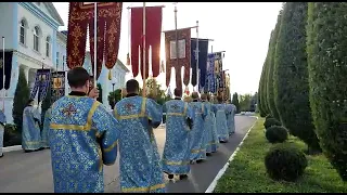 Крестный ход в Св.Иверском женском епархиальном монастыре.