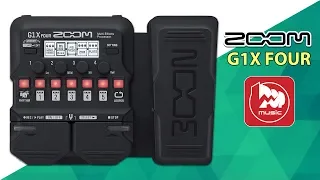 Гитарный процессор ZOOM G1X FOUR (новинка 2019)