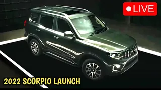 Mahindra Scorpio N Live Launch Event 🔴 WORLD PREMIER 💥 New Mahindra Scorpio 2022 Launch Live 🔴