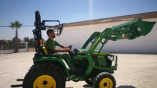 Mini tractor John Deere 3038E | AgroAnuncios.es