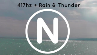 417hz Healing Tone + Rain & Thunder 10 hours