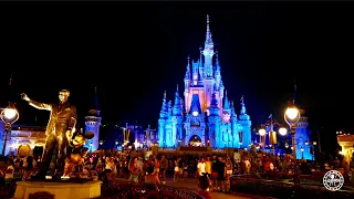 Magic Kingdom Night Walkthrough w/ Fireworks in 4K | Walt Disney World Orlando Florida July 2021