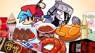 Friday Night Funkin Food Mukbang Complete Edition l FNF Animation