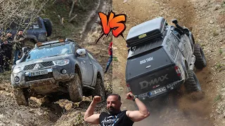 Mitsubishi L200 vs Isuzu Dmax🏆🔥🌰Extreme OFF ROAD 🇹🇷@ TURKIYE Blacksea Giresun