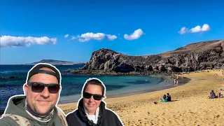 Die schönsten Strände von Lanzarote Playa Papagayo Beach Kanarische Inseln