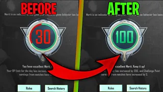 How To Increase Merit In PUBG Mobile & BGMI • New Easy Trick • Humraz Gaming