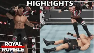 WWE 2K19 BROCK LESNAR VS FINN BALOR | ROYAL RUMBLE 2019 - PREDICTION HIGHLIGHTS