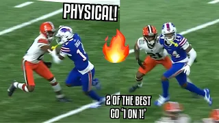 When Stefon Diggs MET Denzel Ward ‘1 on 1s’ 🔥 (WR Vs CB) 2022 Browns Vs Bills highlights