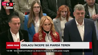 NEWS PASS. CULMEA IMPLICĂRII: CIOLACU STRÂNGE SEMNĂTURI. FIREA REVINE ÎN FORȚĂ ÎN BUCUREȘTI P1