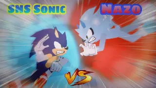 SNS SONIC VS NAZO (STICK NODES ANIMATION)