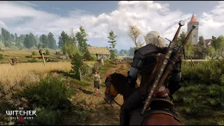 The Witcher 3: Wild Hunt Gameplay PS4 Slim [1440p/2k]