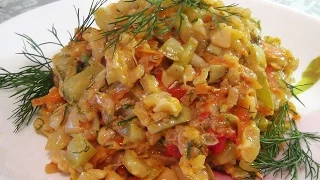 Супер вкусные тушеные кабачки с рисом