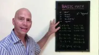 Basic math ESL vocabulary lesson