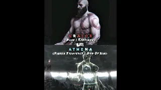 Old Kratos Vs Athena | Battle #shorts #godofwar #godofwarragnarok