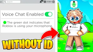 How To Get VOICE CHAT On ROBLOX (WITHOUT ID) - Voice Chat On Roblox Under 13