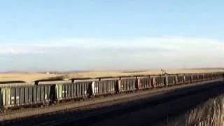 Running meet on the Powder River Basin in Wyoming