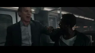 Liam Neeson Awesome One Take Fight Scene - The Commuter