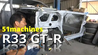 R33GT-R再生プロジェクト#10 ストラット 計測・取付け（EnglishSabtitle）