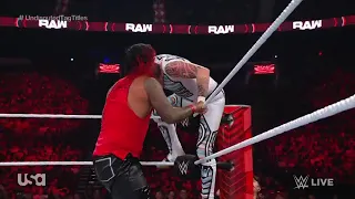 Rey Mysterio and Dominik vs  The Usos  - RAW August 1  2022 WWE