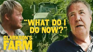 Jeremy & Kaleb Struggle To Get Water Using The MIGHTY Lambo Tractor | Clarkson’s Farm