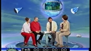 Сергей Таюшев и Сергей Таюшев мл. в утренней передаче, 2001 год.