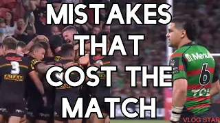 NRL Finals Mistakes That Cost The Match 2021 (With Commentary)(No music)