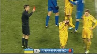 Z buta wjeżdżam - Taras Stepanenko (Ukraina - Mołdawia) 26.03.2013 Worst foul EVER