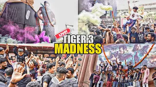 Tiger 3 CRAZY Celebration outside Gaiety Galaxy Bandra | MADNESS with Huge Crowd | Salman Khan