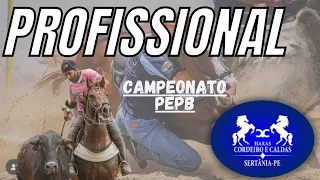 VAQUEJADA PARQUE CORDEIRO E CALDAS DISPUTA PROFISSIONAL | CAMPEONATO PEPB