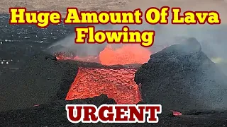 Huge Amounts Of Lava Flowing: Why?  Iceland Volcano Update, KayOne Volcano Eruption