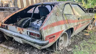 We Rescued a CRAZY Mid-Engine Pinto Drag Car (ABANDONED for 40 YEARS)
