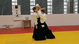 Aikido: Katate dori ai hanmi by Daniele MONTENEGRO sensei - Yekaterinburg 2023
